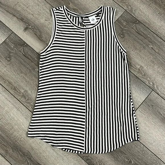 Cabi tank top striped size Medium - Picture 3 of 5